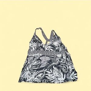 Black and White Swim top